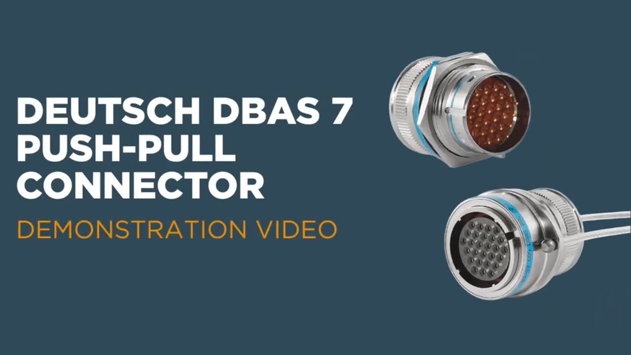 DEUTSCH DBAS Push-Pull Connector 