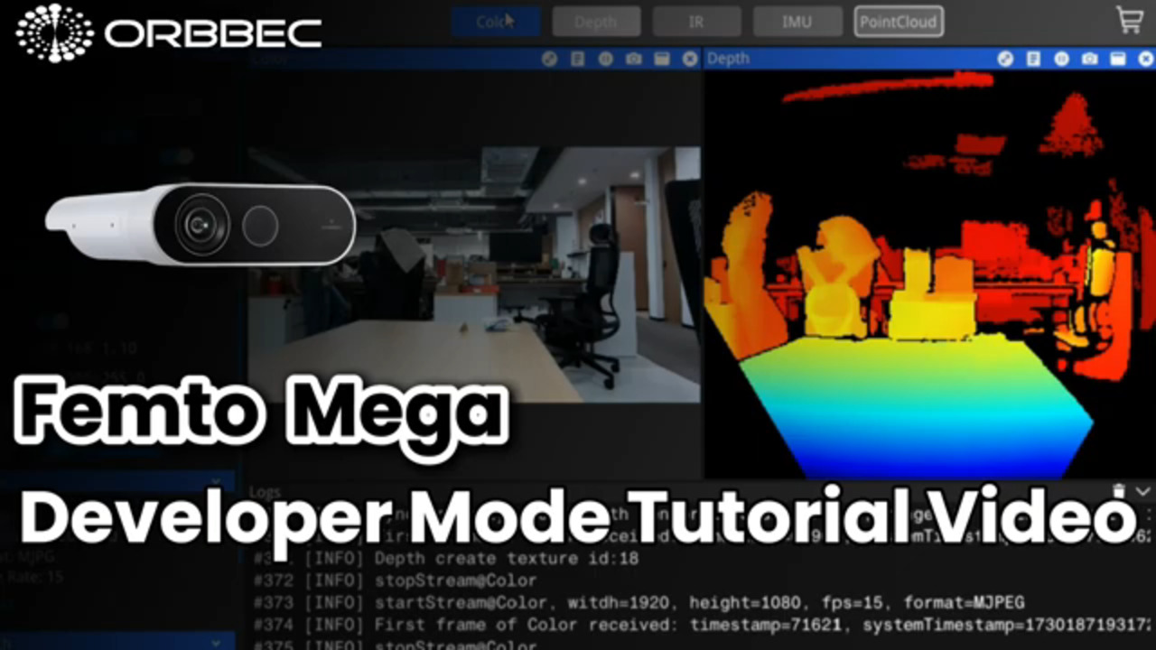 Orbbec Femto Mega Developer Mode Tutorial